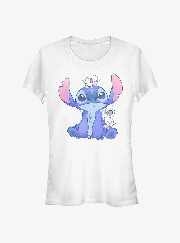 Disney Lilo & Stitch Cute Ducks Girls T-Shirt