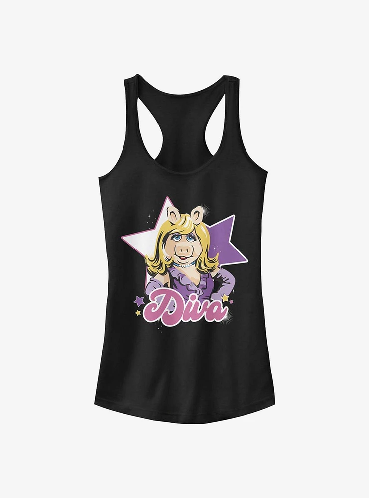 Disney The Muppets Diva Piggy Girls Tank