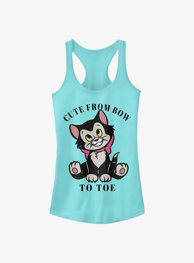 Disney Pinocchio Cute Figaro Girls Tank