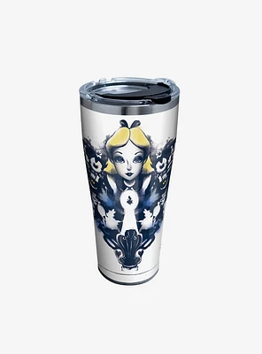 Disney Alice In Wonderland Curiouser 30oz Stainless Steel Tumbler With Lid