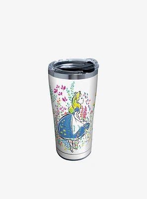 Disney Alice In Wonderland Floral 20oz Stainless Steel Travel Mug
