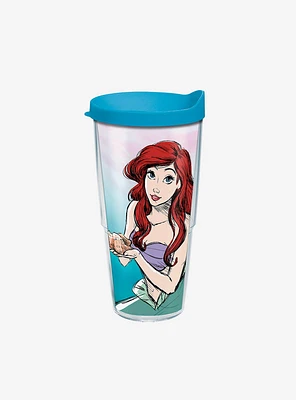 Disney The Little Mermaid Watercolor Splash 24oz Classic Tumbler With Lid