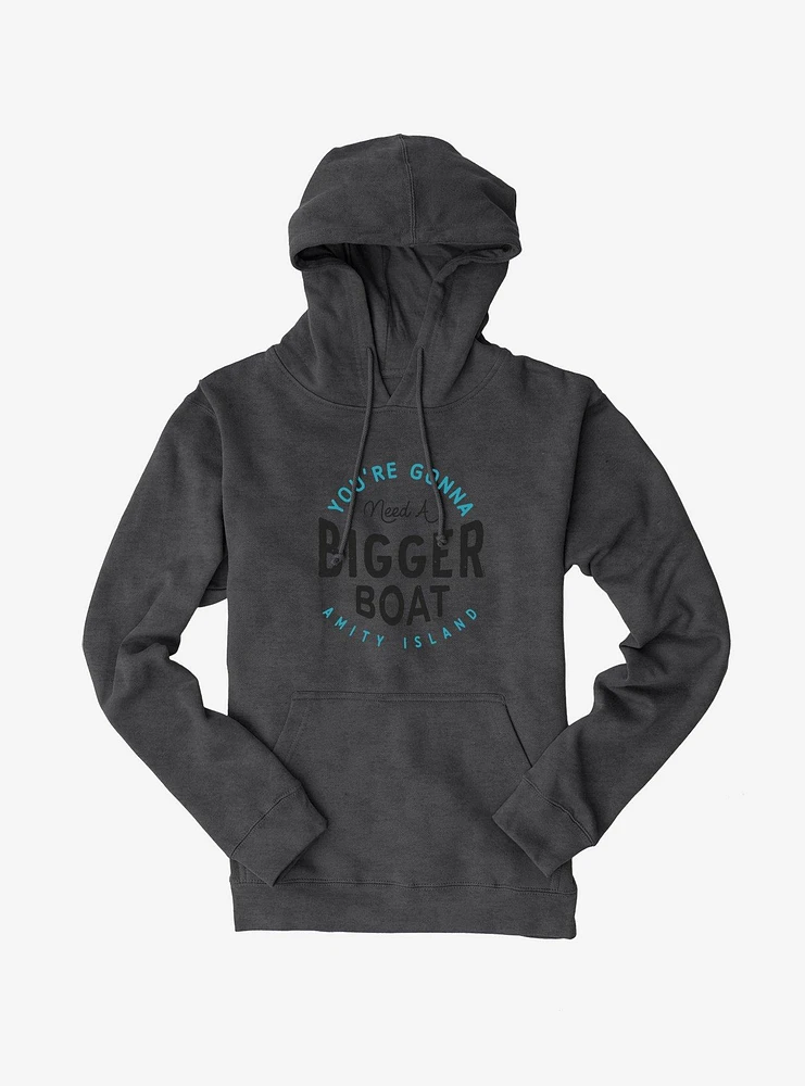 Universal Jaws Bigger Boat Font Hoodie