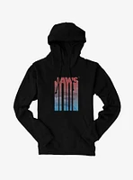 Universal Jaws Font Shark Picture Hoodie