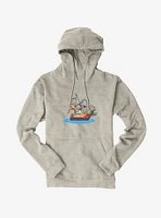 Universal Jaws Boat Crew Kawaii Hoodie