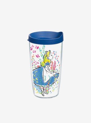 Disney Alice In Wonderland Floral 16oz Classic Tumbler With Lid