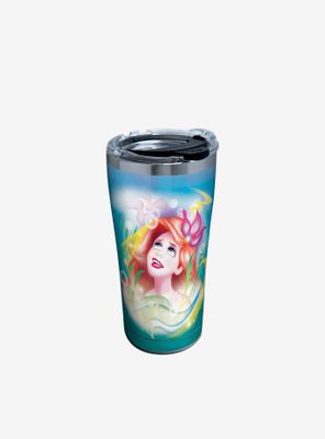 Disney The Little Mermaid Ariel 80S 20oz Stainless Steel Tumbler With Lid