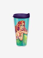 Disney The Little Mermaid Ariel Crosshatch 24oz Classic Tumbler With Lid