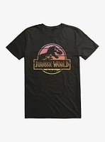 Jurassic World Pastel Sunset Logo T-Shirt