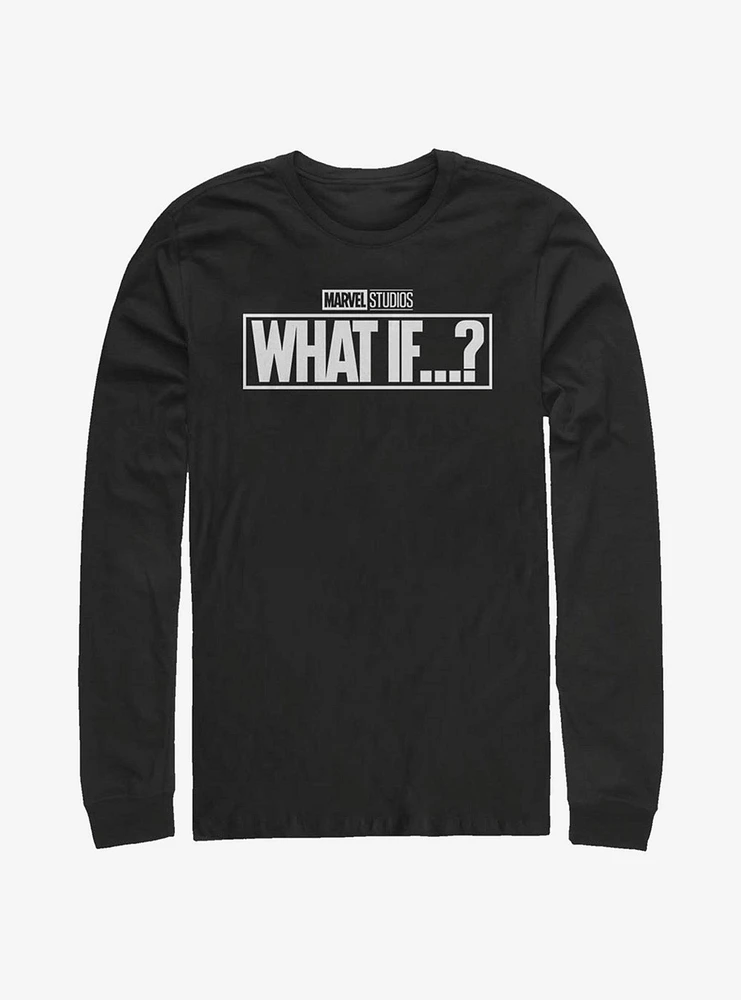 Marvel What If...? Logo Long-Sleeve T-Shirt