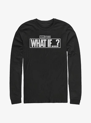 Marvel What If...? Logo Long-Sleeve T-Shirt