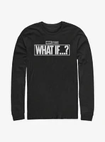 Marvel What If...? Logo Long-Sleeve T-Shirt