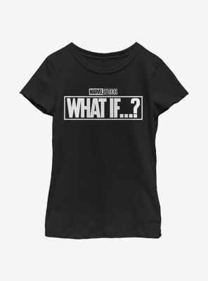 Marvel What If...? Logo Youth Girls T-Shirt
