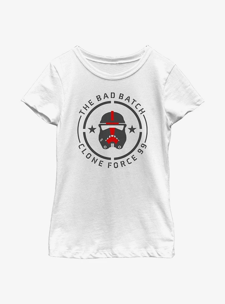 Star Wars: The Bad Batch BB Badge Clone Youth Girls T-Shirt