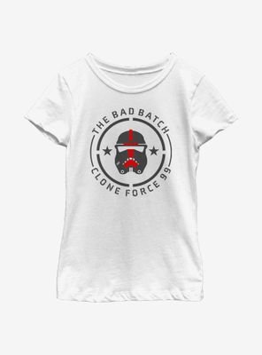 Star Wars: The Bad Batch BB Badge Clone Youth Girls T-Shirt