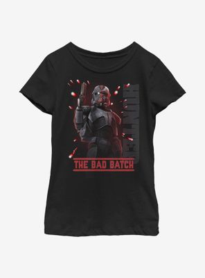 Star Wars: The Bad Batch Hunter Youth Girls T-Shirt
