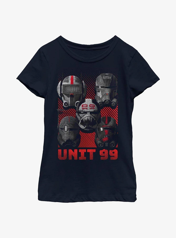 Star Wars: The Bad Batch Unit 99 Youth Girls T-Shirt