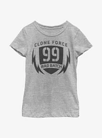 Star Wars: The Bad Batch Clone Force Badge Youth Girls T-Shirt