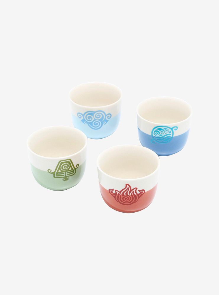 Avatar: The Last Airbender Four Nations Tea Cup Set - BoxLunch Exclusive