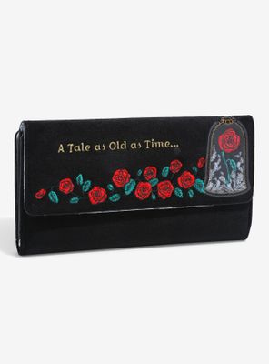 Her Universe Disney Beauty and the Beast Tale as Old as Time Embroidered Wallet - BoxLunch Exclusive