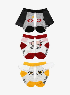 Harry Potter Harry, Dobby, & Hedwig Infant Sock Set - BoxLunch Exclusive