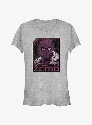Marvel The Falcon And Winter Soldier Badge Of Baron Zemo Girls T-Shirt