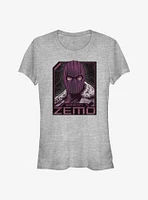 Marvel The Falcon And Winter Soldier Badge Of Baron Zemo Girls T-Shirt