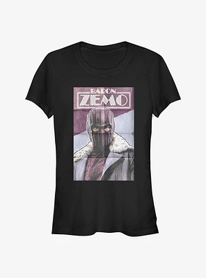 Marvel The Falcon And Winter Soldier Baron Zemo Poster Girls T-Shirt
