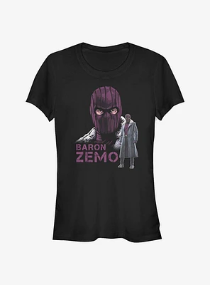 Marvel The Falcon And Winter Soldier Masked Baron Zemo Girls T-Shirt