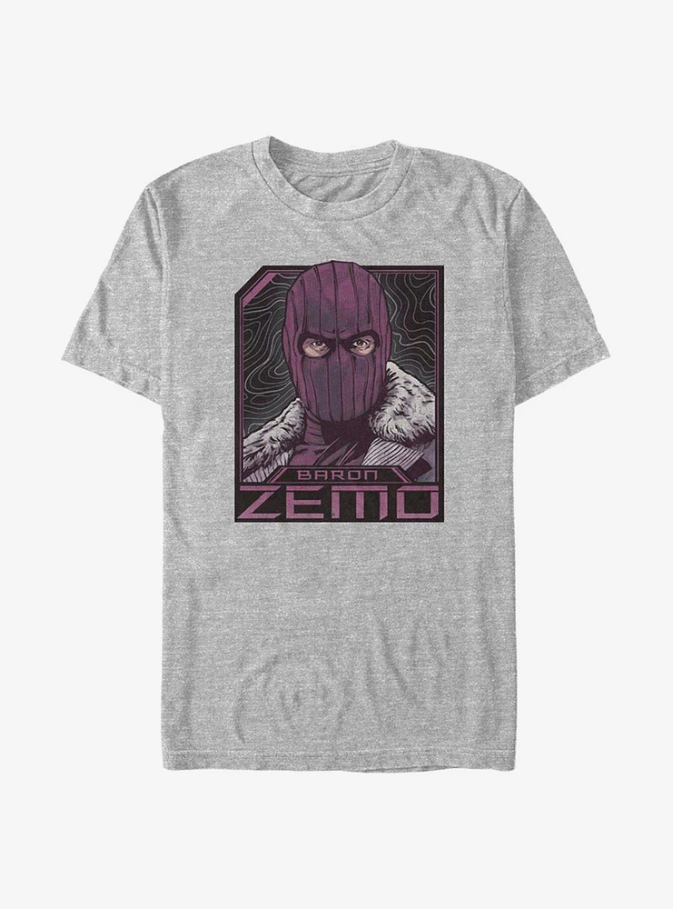 Marvel The Falcon And Winter Soldier Badge Of Baron Zemo T-Shirt