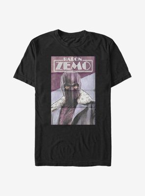 Marvel The Falcon And Winter Soldier Zemo Poster T-Shirt