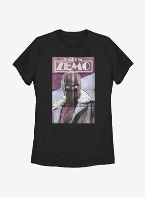 Marvel The Falcon And Winter Soldier Zemo Poster Womens T-Shirt