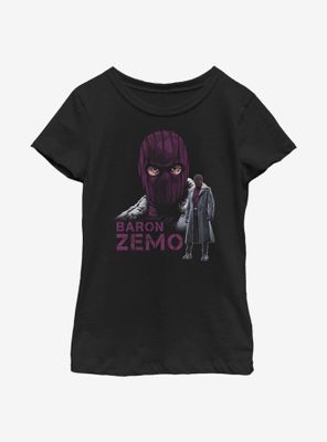 Marvel The Falcon And Winter Soldier Masked Zemo Youth Girls T-Shirt