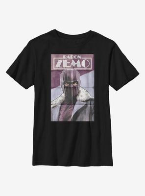 Marvel The Falcon And Winter Soldier Zemo Poster Youth T-Shirt