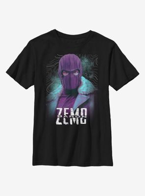Marvel The Falcon And Winter Soldier Zemo Purple Youth T-Shirt