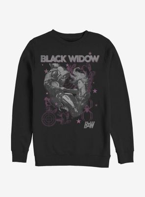 Marvel Black Widow Poster Sweatshirt