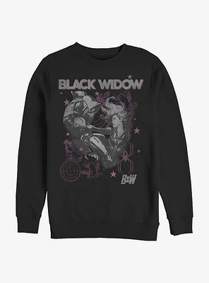 Marvel Black Widow Poster Sweatshirt