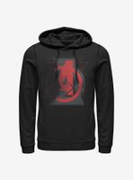 Marvel Black Widow Avengers Logo Hoodie