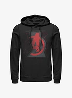 Marvel Black Widow Avengers Logo Hoodie