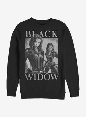 Marvel Black Widow Two Widows Mirror Sweatshirt