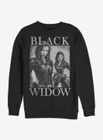 Marvel Black Widow Two Widows Mirror Sweatshirt