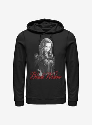 Marvel Black Widow Monochrome Hoodie
