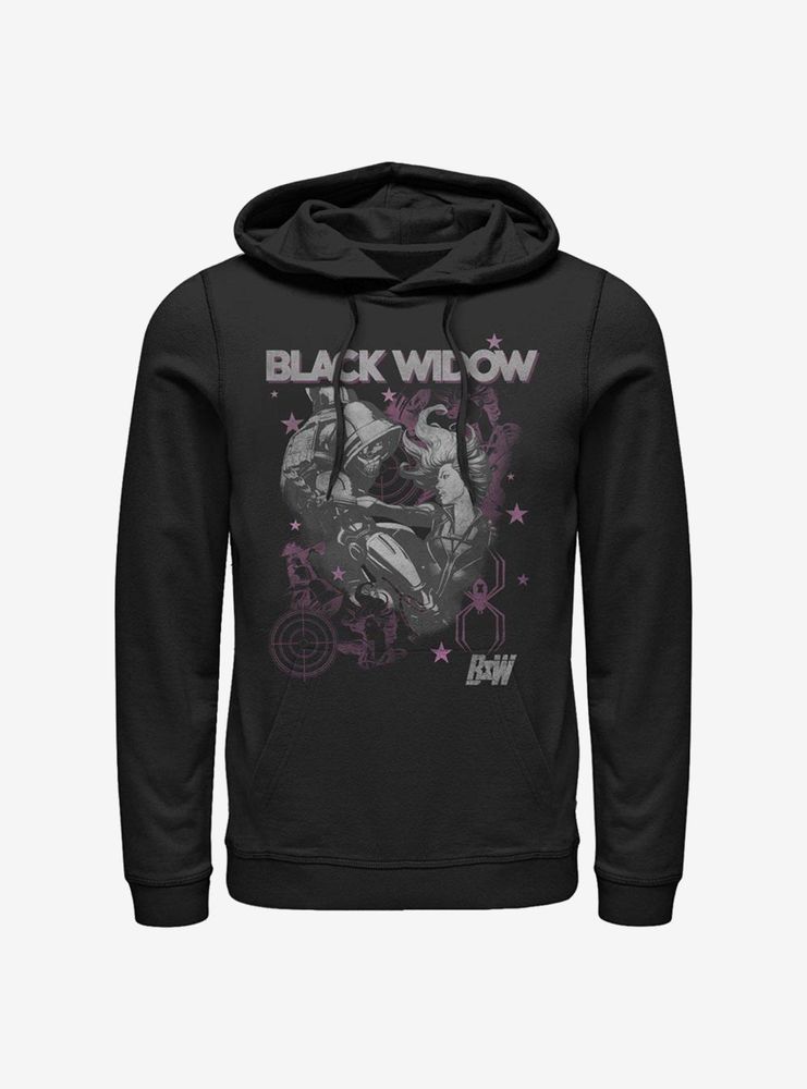 Marvel Black Widow Poster Hoodie