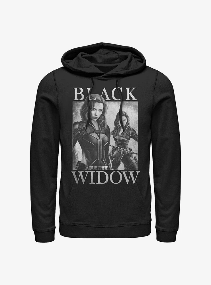 Marvel Black Widow Two Widows Mirror Hoodie