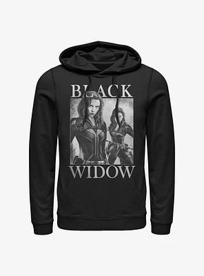 Marvel Black Widow Two Widows Mirror Hoodie