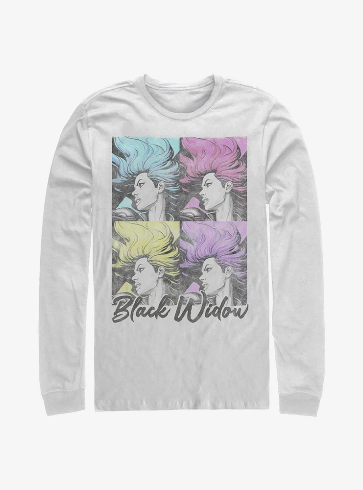 Marvel Black Widow Pop Long-Sleeve T-Shirt