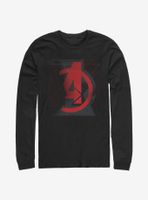 Marvel Black Widow Avengers Logo Long-Sleeve T-Shirt