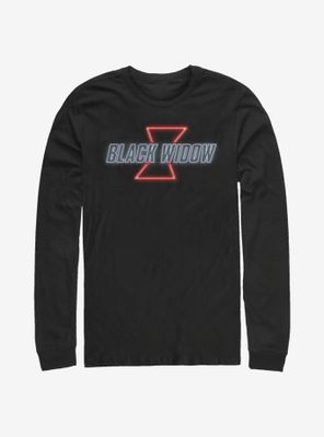 Marvel Black Widow Neon Long-Sleeve T-Shirt