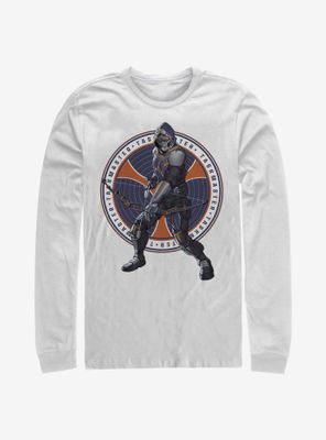 Marvel Black Widow Taskmaster Circle Long-Sleeve T-Shirt