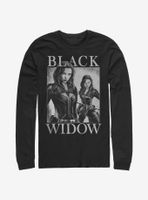 Marvel Black Widow Two Widows Mirror Long-Sleeve T-Shirt